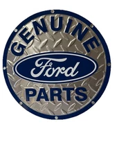 Genuine Ford Parts Metal Sign Licensed