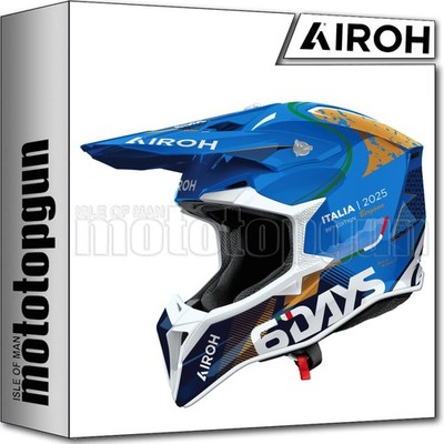 AIROH MOTORCYCLE OFFROAD HELMET WRAAAP WRASDIT25 6 DAYS ITALY 2025 GLOSS XL