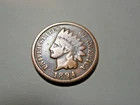 1894 Indian Head Cent in VG condition. Nice rim. But you decide!!!!!