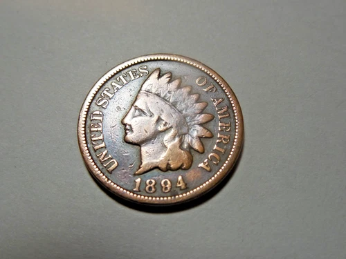 1894 Indian Head Cent in VG condition. Nice rim. But you decide!!!!!