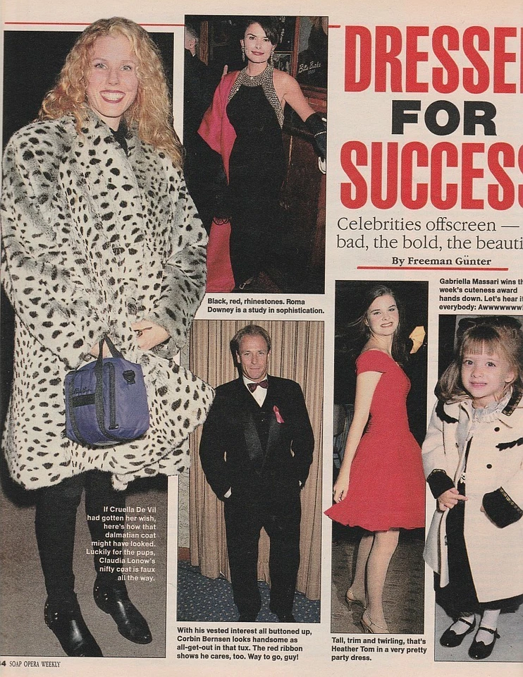 Soap Opera Weekly Dec 22, 1992 WALLY KURTH-CRYSTAL CARSON-PAUL SATTERFIELD-GH - Image 4 of 4