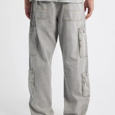 Men s BDG Baggy Cargo Jeans Skater Denim Streetwear 90s Pants Size 29 W