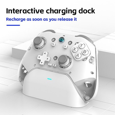 Z04 wireless game controller with charging dock, computer switch, Android IOS