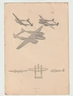 U.S. F-38E Lightning Fighter (P-38 Error) Recognition Card China Cold War