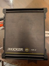 Kicker 2 Channel Car Amplifier Audio 11DX1252 DX125.2 Fully Functional   Shippi