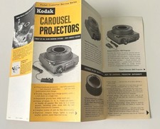 Kodak Carousel 600, 700, 800 Projectors Information Sales Brochure