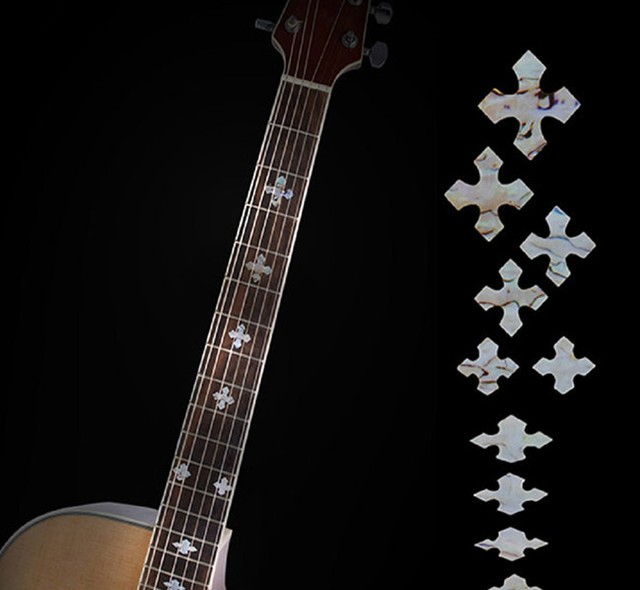 Guitar Inlay Stickers Pearl Cross Decals eBay