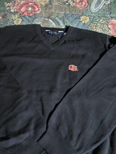 Oregon State University Sweater Mens Large Navy Blue OSU Beavers Pullover New