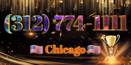 312 Chicago Easy Phone Number (312) 774-1111 UNIQUE NEAT VANITY  - Afbeelding 1 van 1