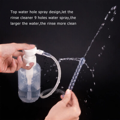 300ml Manual Press Pump Bottle Enema Douche Bulb Vaginal Anal Cleansing Supply