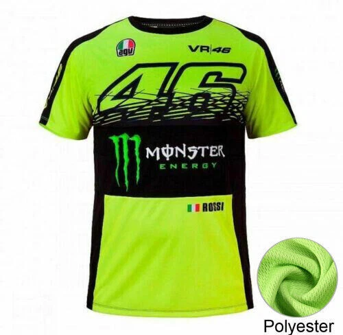 Für Herren VR46 Valentino Rossi Radfahren Motorrad Racing Training T-Shirts 2025 - Bild 13 von 29