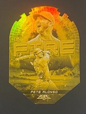 ⚾ 2022 Topps Fire Baseball On Fire Insert Card #EF-9 Pete ALONSO ⚾