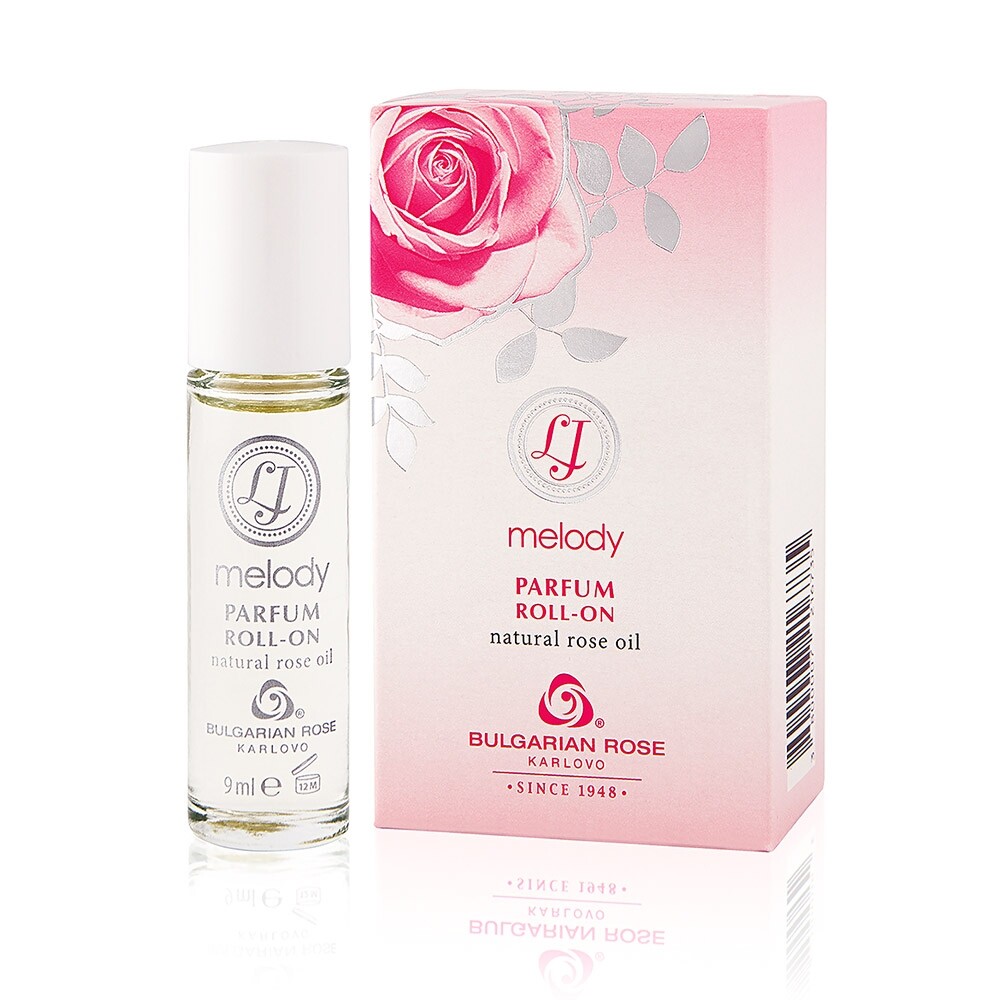 Profumo rollon Melody di Lady's Joy,con olio di rosa,senza alcool,9ml