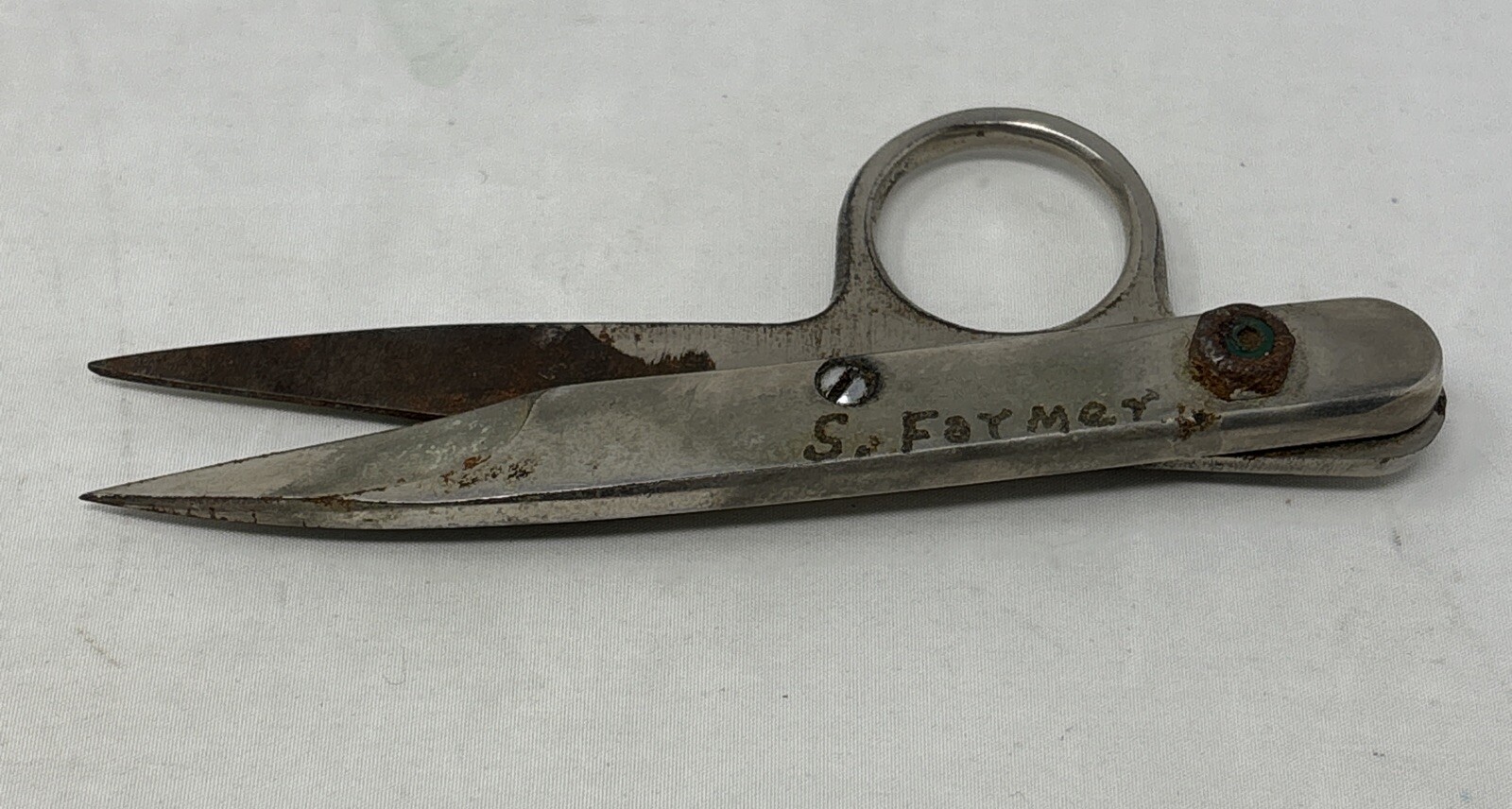 Vintage Gold Seal Thread Nippers Scissors Spring-Action Cutters St Pete Florida-image