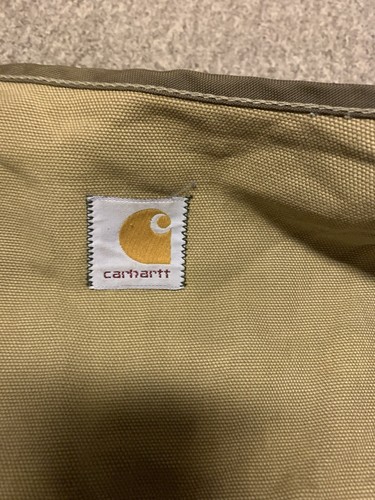 Vtg Carhartt Duck Hunting Camo Canvas Vest VU103 USA Union Made Quilted Corduroy - Picture 8 of 8