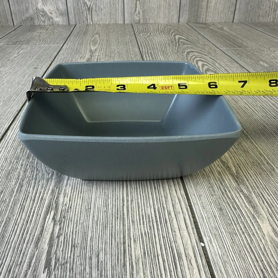 Gibson Home Square Melamine Bowls, Grey Lot Of 4 - Image 4 of 4