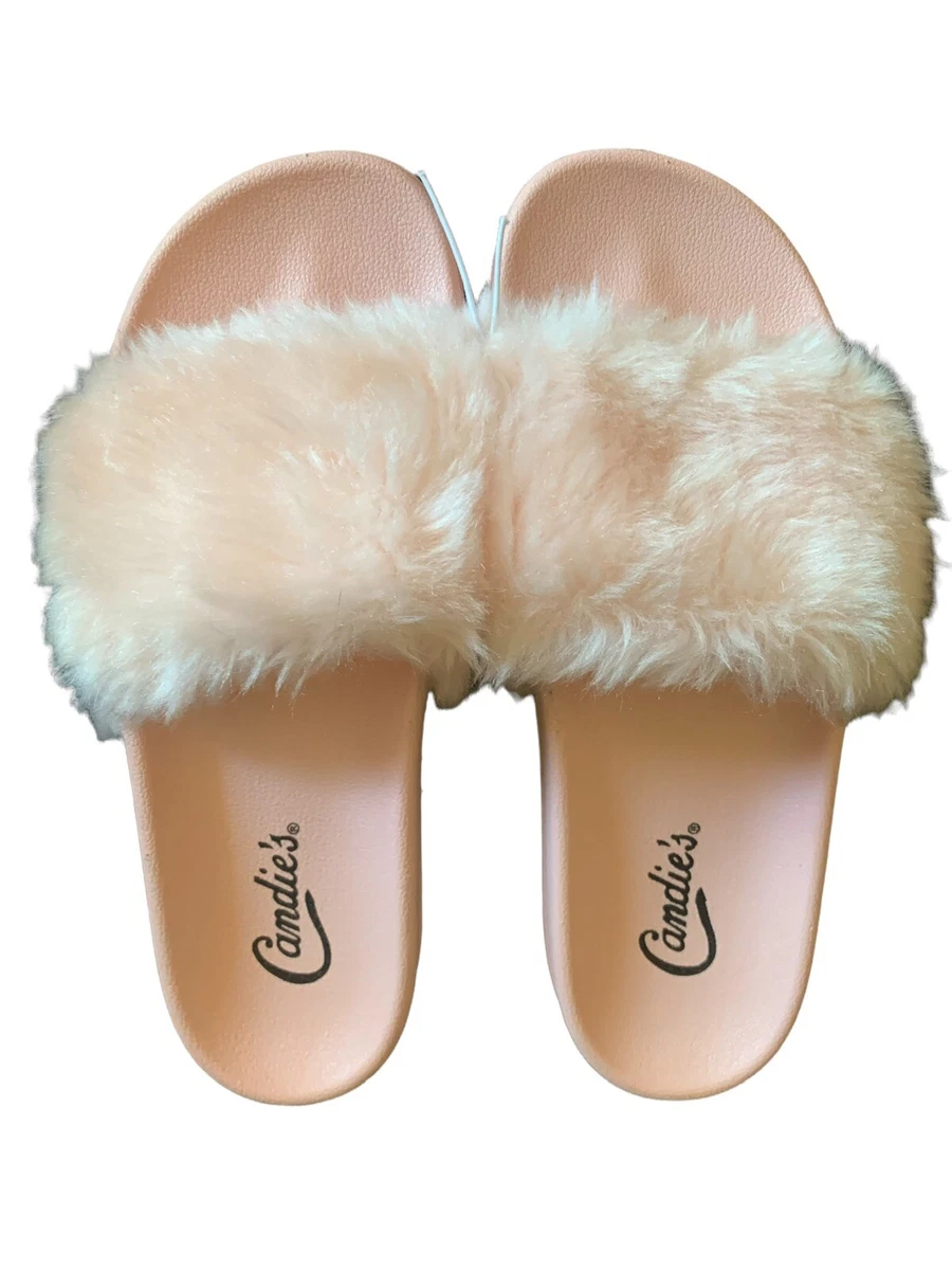 Fur women's slide sandals clearance