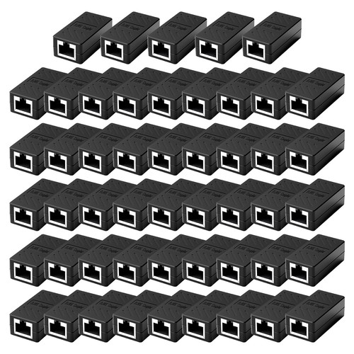 50 PCS Ethernet RJ45 Coupler High Speed Data Transfer Inline Connector for Ca... - Afbeelding 3 van 9