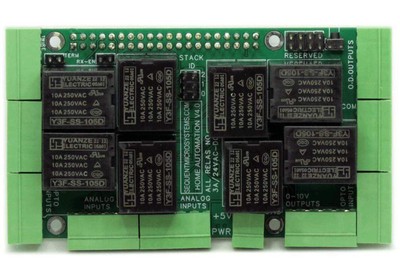 Home Automation 8-Layer Stackable HAT Made for Raspberry Pi