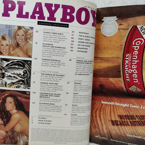 Vintage Playboy Magazine April 2006 - Excellent Condition - Mint Centerfold - Picture 3 of 24