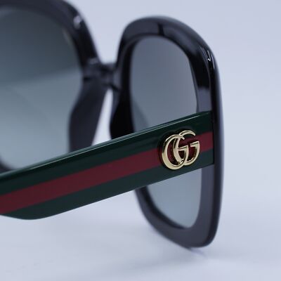 GUCCI GG0713S 006 Black/Green/Grey Gradient 55-21-140  display picture 3