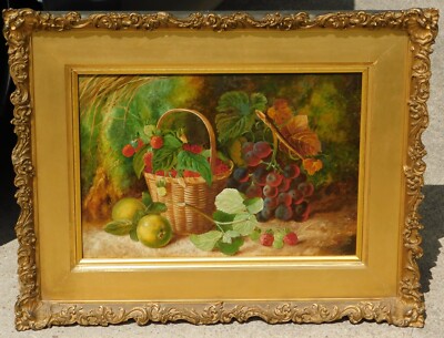 Wm Mason Brown b.1828 Fruit Still Life 10 x 14