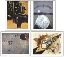 Bundle- 4 Assorted Surrealist Mini Posters