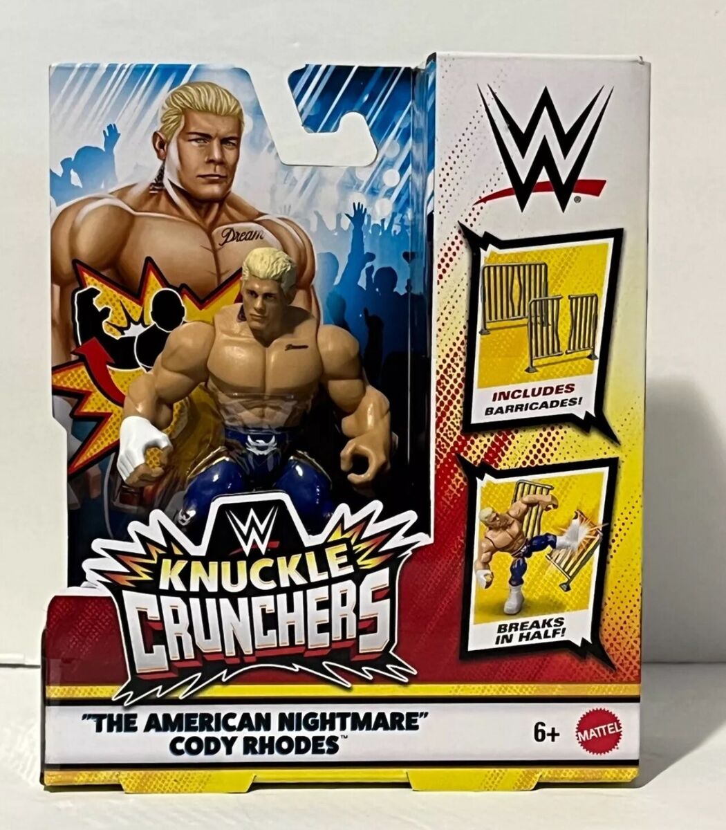 WWE Knuckle Crunchers Cody Rhodes The American Nightmare WWE Knuckle Crunchers Cody Rhodes The American Nightmare