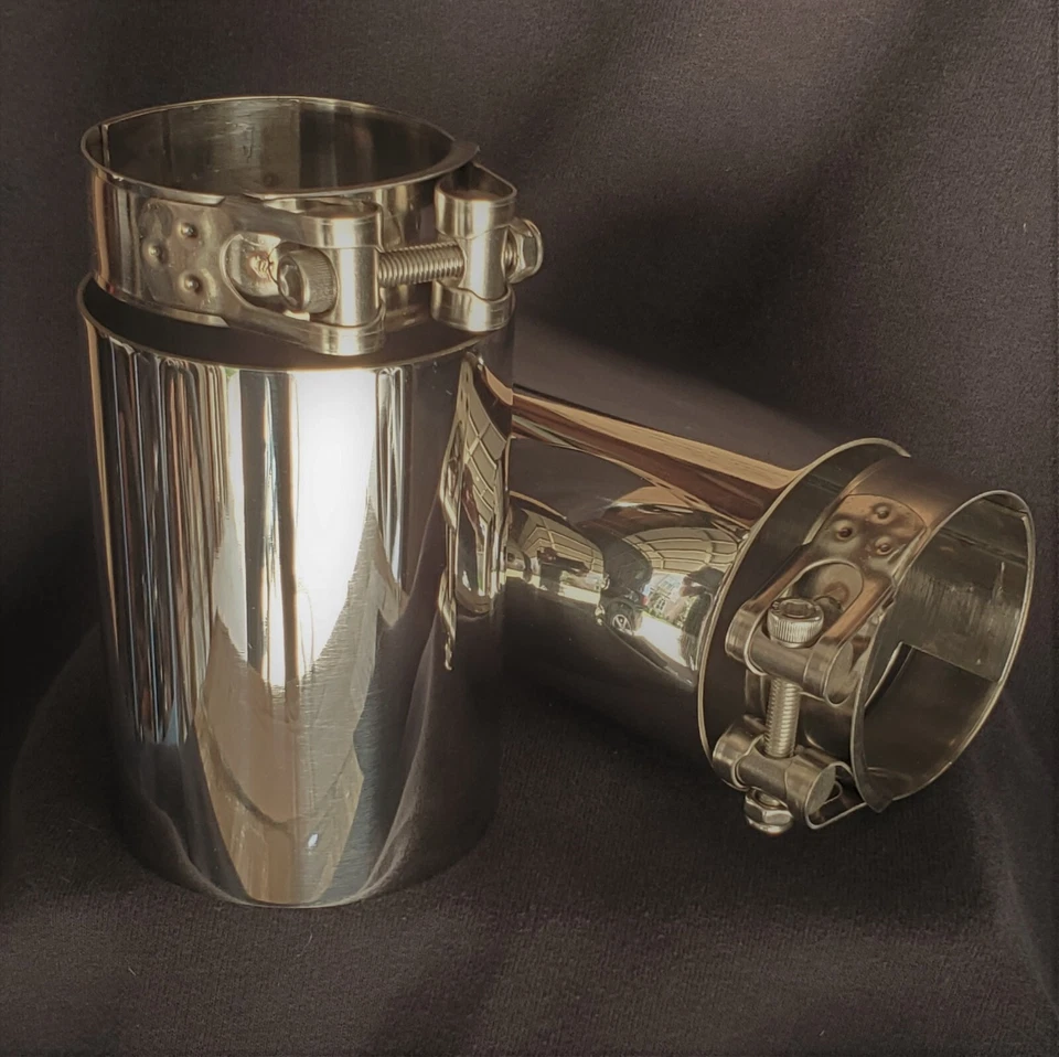 NUEVO BMW 528i Gran Tamaño 3" Juego de 2 puntas de escape - 304 Acero inoxidable Foto 2 de 4