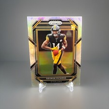 2022 Panini Prizm Silver George Pickens RC Pittsburgh Steelers #329 MINT!!