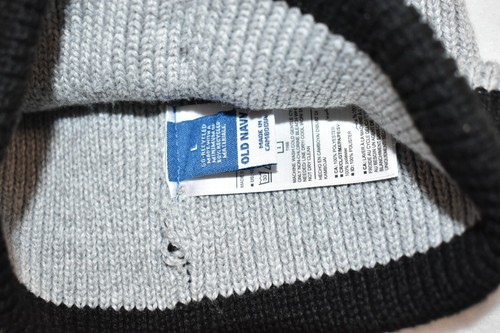 Old Navy Knit Beanie Hat Gray Boy's Large - Picture 3 of 5