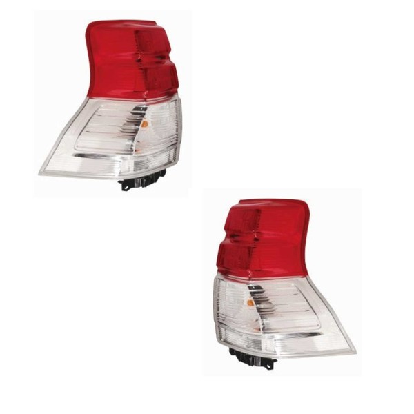 LED RüCkleuchten Heckleuchten Set Links Rechts FüR Toyota Land Cruiser Prado Rot-image