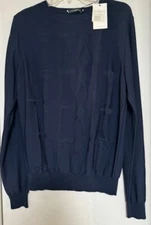 WOW! New Tags J.W. Anderson "Tools Crewneck" navy sweater XL