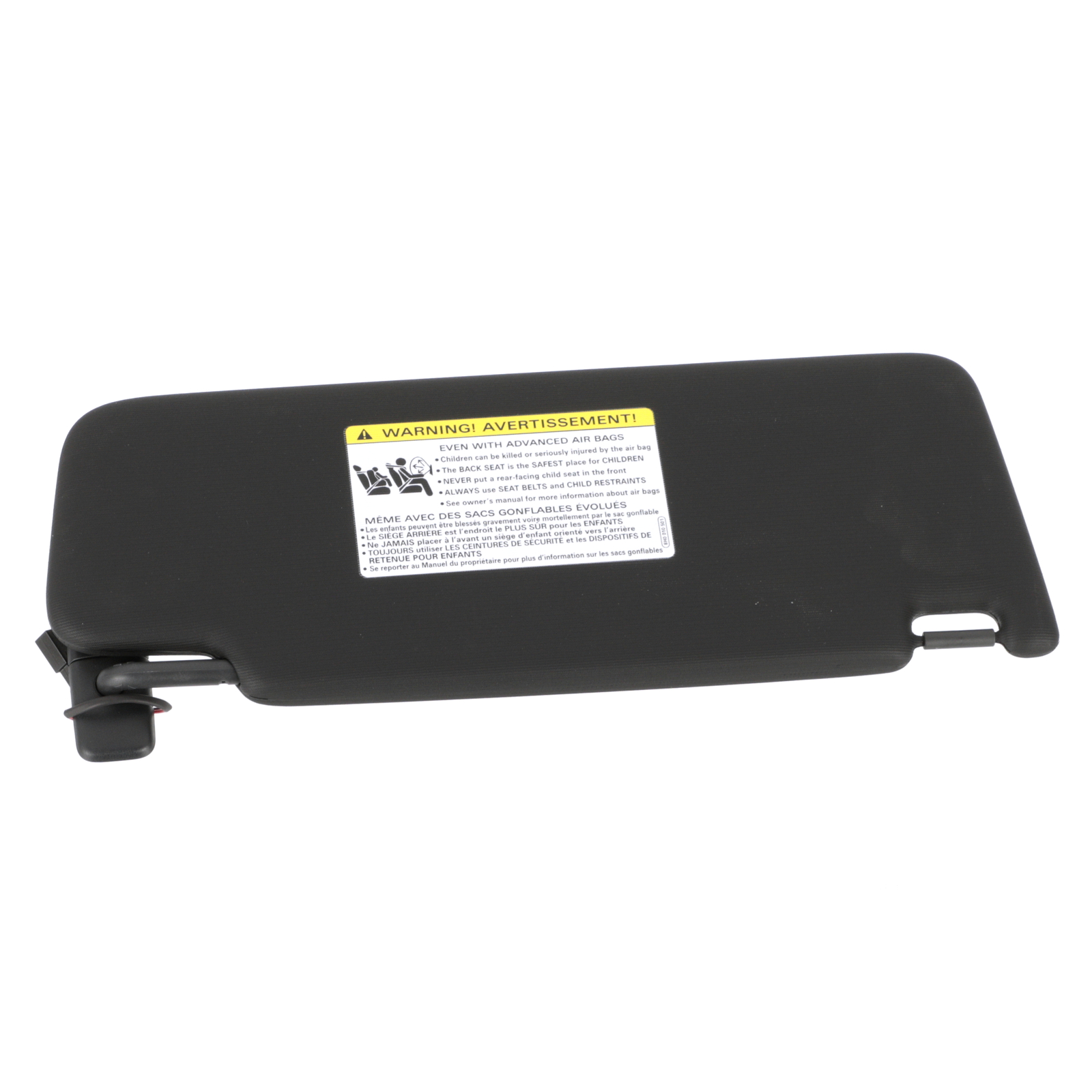 Visera del sol izquierda para Volkswagen Golf, Golf R, GTI 2015-2021 (P/N 5G0-857-551-AM-3H8)