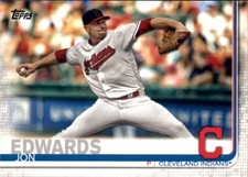 2019 Topps #528 Jon Edwards RC CLEVELAND INDIANS ROOKIE