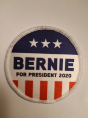 Bernie Sanders USA Politik 3'' Sublimation Aufbügeln oder Aufnähen Patch Abzeichen 