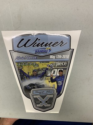 Kevin Harvick 2018 Kansas Win Stewart Haas Racing Team Issued Sticker 