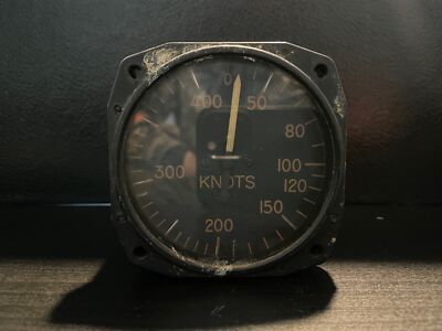 Aircraft Indicator Airspeed Pitot Static 4-400 Knots AN5861W2 US Gauge NP9BK21