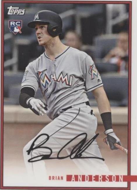 2018 Topps On Demand Rookie Year in Review - Brian Anderson #31 - 1 of 1