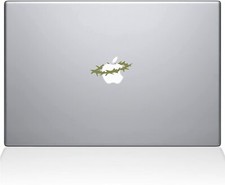 The Decal Guru Crown of Thorns Vinyl Sticker, 11" Macbook Air, Gold