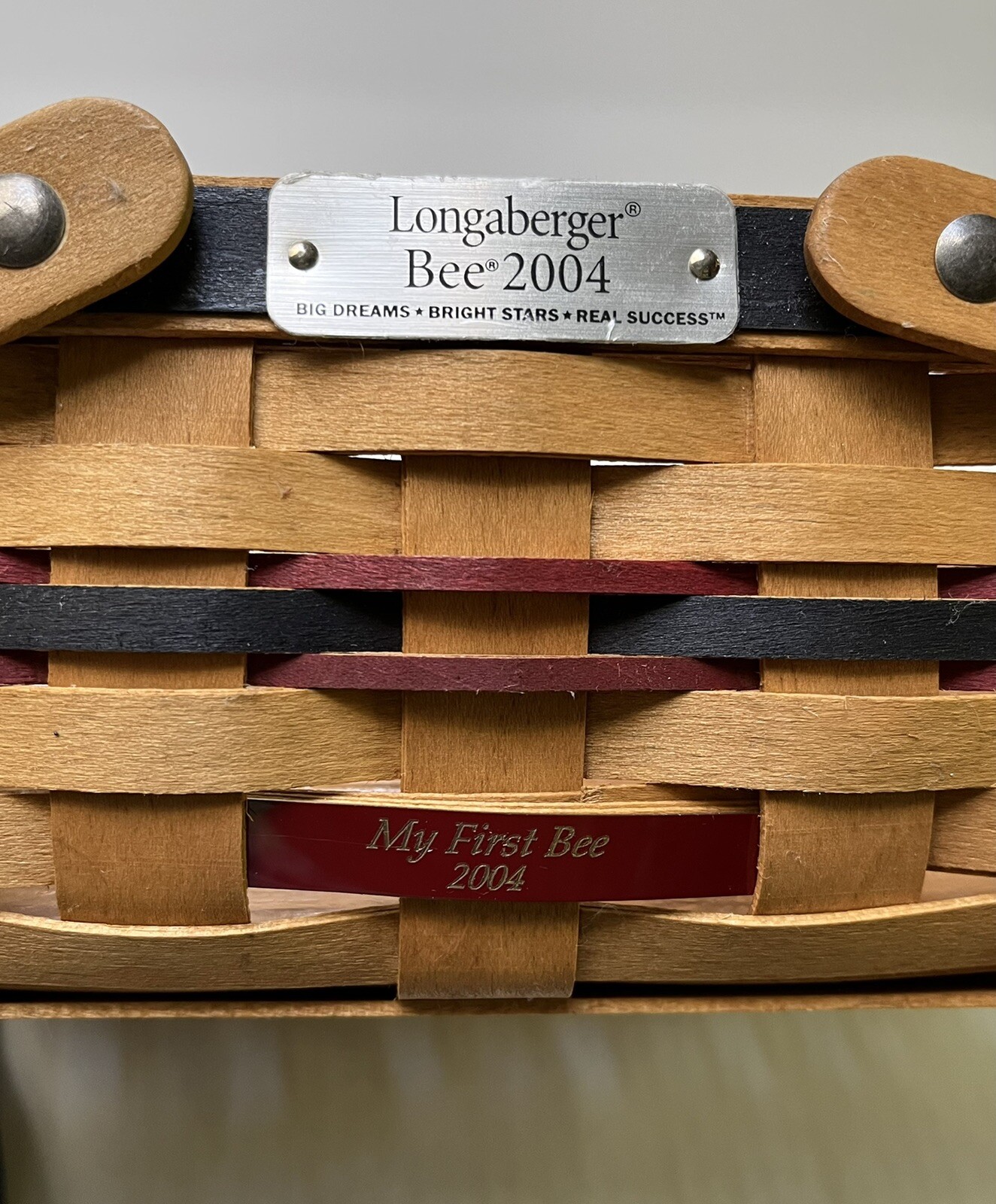 Longaberger 2004 Bee Basket Signed By Jerry, Tami, Gary Longaberger eBay