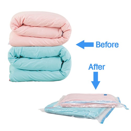 32x40" Jumbo Vacuum Storage Bag Travel Space Saver Garment Clothes Seal Organize - Picture 7 of 15