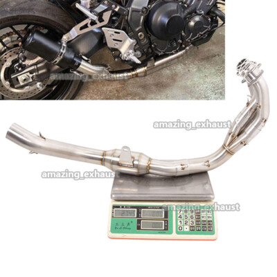 For Yamaha MT-09 FZ09 2021-2023 Exhaust System Header Link Pipe Stainless Steel