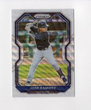 2021 Prizm Baseball Jose Ramirez #16 White Wave Prizm Cleveland Indians