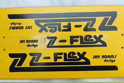Jay Adams Model Z-Flex Autographed Dogtown 9.5x32in. Vintage