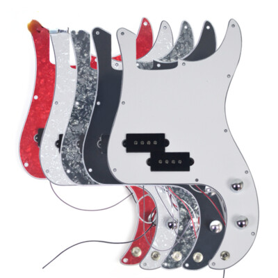 PB Pre-Wired Loaded Pickup Squeegee for 4 String P Bass Multicolor