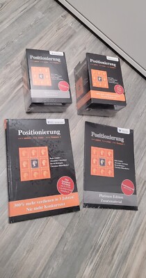 NEU OVP Bodo Schäfer POSITIONIERUNG PLATINIUM 14 DVDs 2 Handbücher