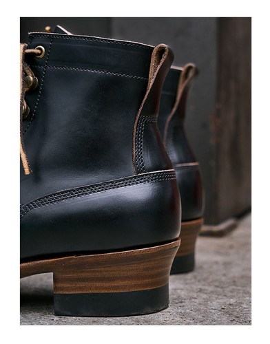 Vegetable Tanned Horween CXL Cow Leather Italian Vibram Goodyear Logger Boots - Picture 8 of 35