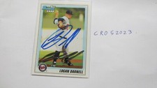 2011 Bowman Logan Darnell signed Baseball Card