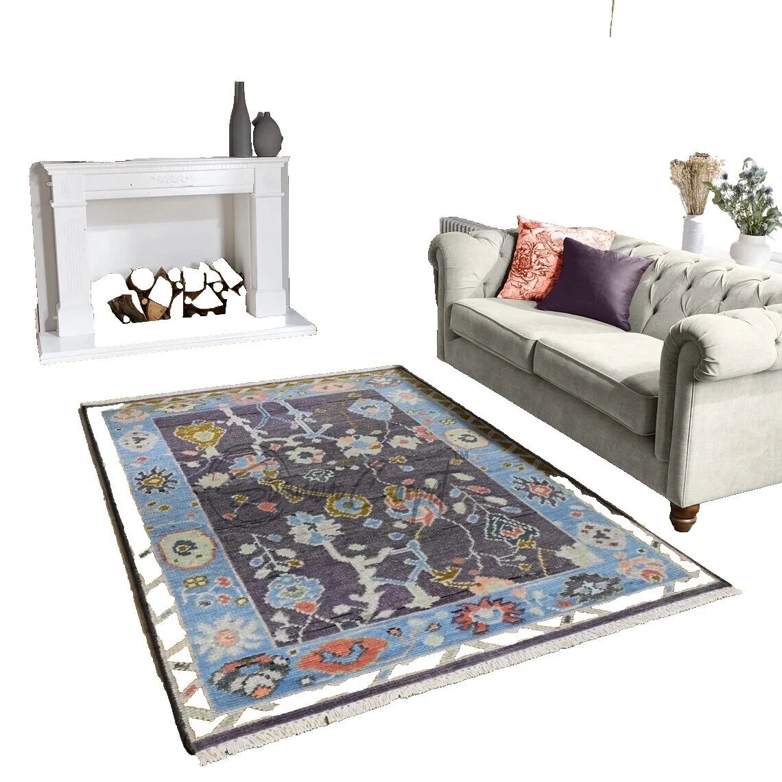 Jute Turkish Antique Rugs & Carpets